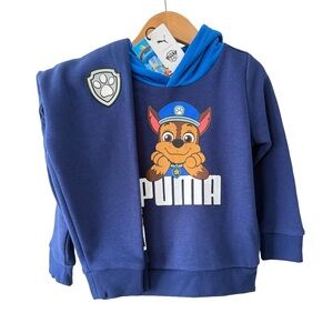 New Puma x Paw Patrol Chase Matching Sweater & Joggers 24 Months